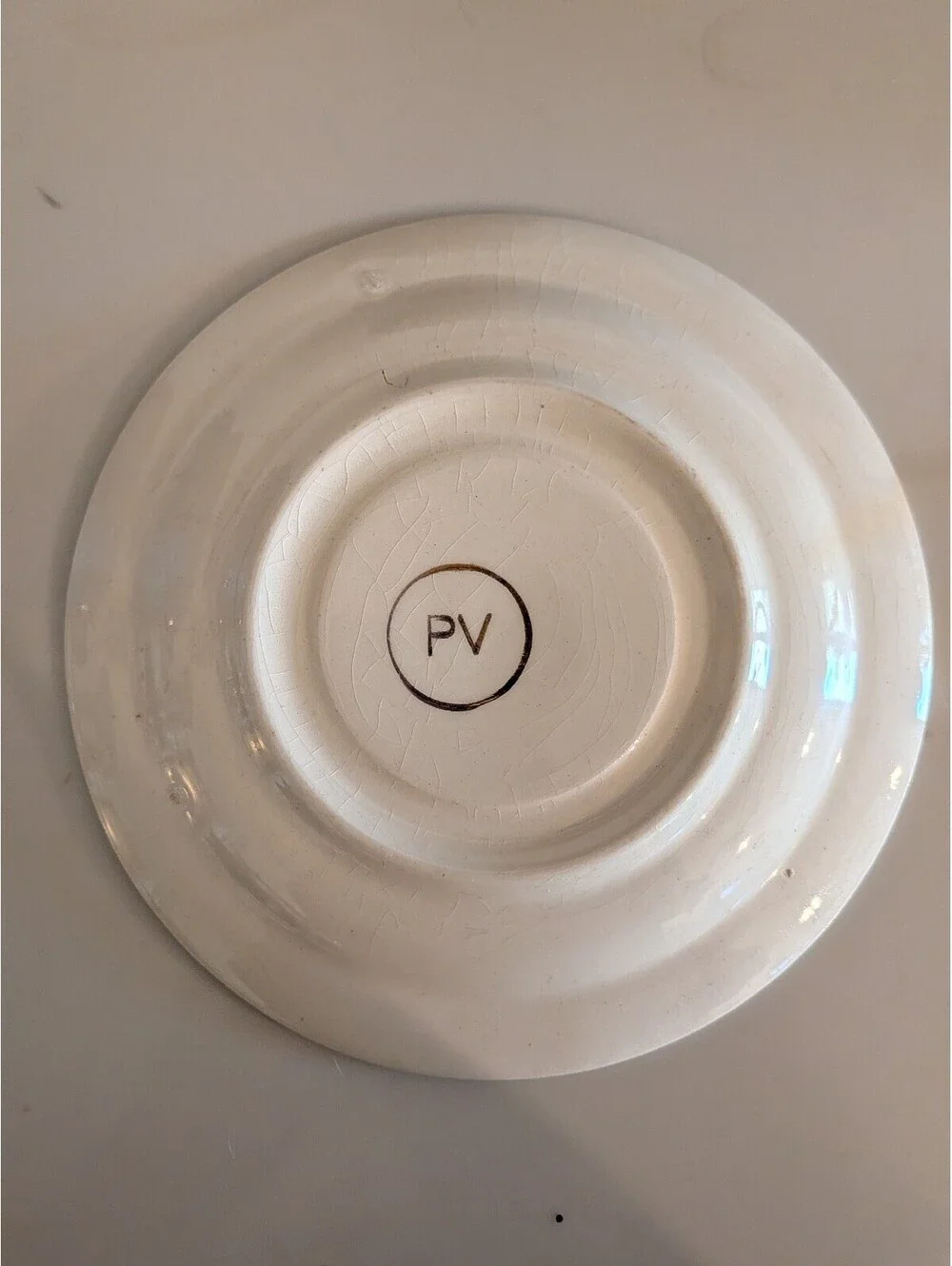 Vintage Faust Opera Decorative Plate Saucer PV Mark Gold Trim 6